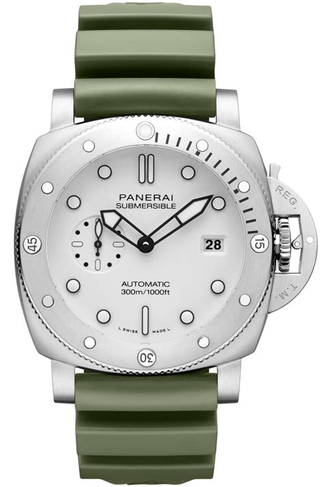 panerai submersible 50mm|panerai submersible quarantaquattro bianco.